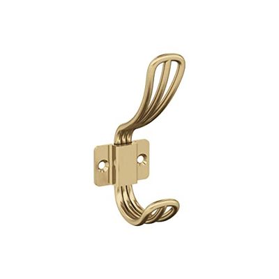 Amerock Vinland Transitional Double Prong Champagne Bronze Decorative Wall Hook