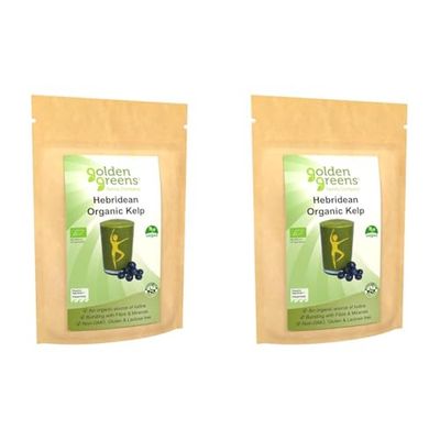 Golden Greens Organic Hebridean Kelp Powder (Pack of 2)