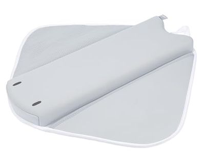 Ubbi Cushioned Elbow Rest, Non-Slip, Baby and Toddler Bath Time Must Have Accessory for Parents, Included Pockets for Bath Supplies Storage, Grey Stingray