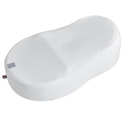 Red Castle Drap Housse Cocoonaby Fleur de algodão branco