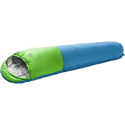 McKINLEY Mumienschlafsack-261813, Sacco a Pelo a Mummia. Bambini, Grigio/Verde/Blu, 125L