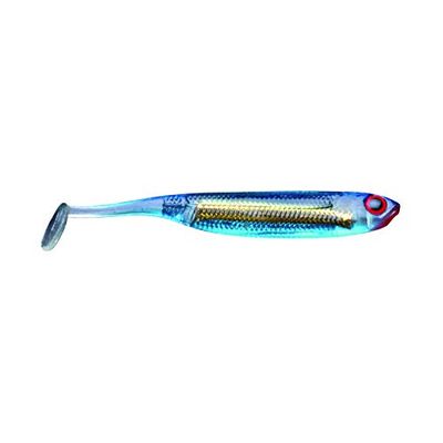 Jackson gummifisk professionell öring & abborre bete – minishad 7,0 cm 6 st. Blå Is. Gummibete. Fiskedrag rovfisk. Gummifiske. Softbait öringfiske och abborre fiske
