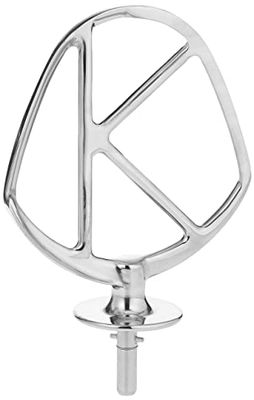 Kenwood KAT70.000SS Stainless Steel Kitchen Appliances K-Hook Accessories for Kenwood Kitchen Appliances Food Processors, Stirring Element Suitable for All Chef XL Food Processors, Dishwasher Safe,