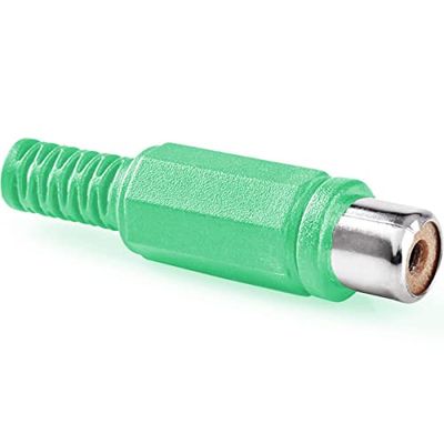 Audio Connectors 609125 Groen Plastic RCA Vrouw