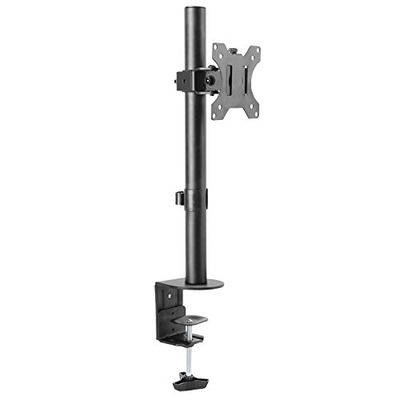 RICOO Support PC pour 1 écran TS2511 Orientable Inclinable Moniteur 13-30 Pouces (33-76cm) Fix ation de Bureau Pince de Table