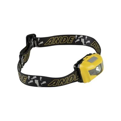 ANDE KRIPTON Frontale LED 200, zaklamp, uniseks, geel, eenheidsmaat