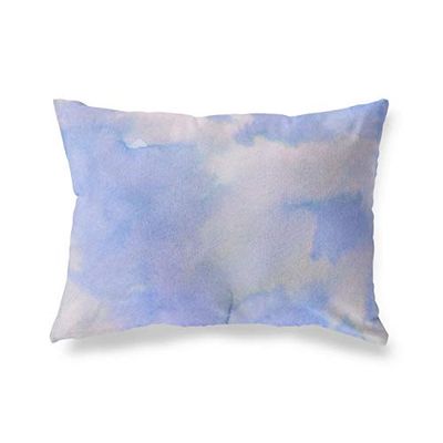 Bonamaison dekorativt kuddöverdrag akvarelltema, prydnadskuddöverdrag, heminredning örngott för vardagsrum, soffa, sovrum, storlek: 35 x 50 cm – designad och tillverkad i Turkiet