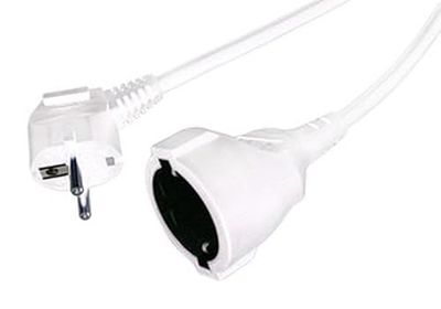 Verlengkabel, 15 m, 3 x 1,5 mm, 16 A, H05VV-F, ideaal voor buiten en meerdere elektrische apparaten.