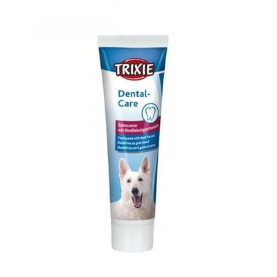 Trixie, 2545, Dentifricio per Cani al Sapore di Carne di Manzo, 100 g