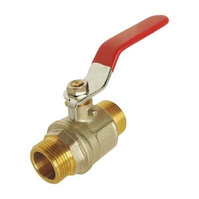 SOMATHERM PER TE - valvola a sfera - doppio maschio 26/34 - manico reversibile piatto - flusso ottimale con il passaggio totale