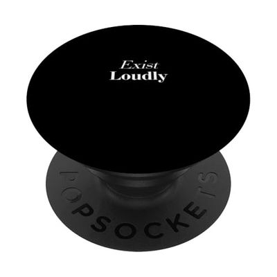 Exist Loudly Feminism Girl Power Women Empowerment Feminist PopSockets PopGrip Adhesivo