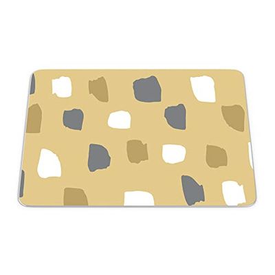 Bonamaison, Rechthoek Pop Art Digitale bedrukte muismat, antislip onderkant, voor kantoor en thuis, afmetingen: 22x18 cm