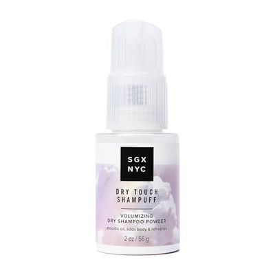 SGX NYC Dry Touch Shampuff - Volumizing Dry Shampoo Powder That Absorbs Excess Oil - Non Aerosol Dry Shampoo - Fresh and Bouncy Hair - 56 g
