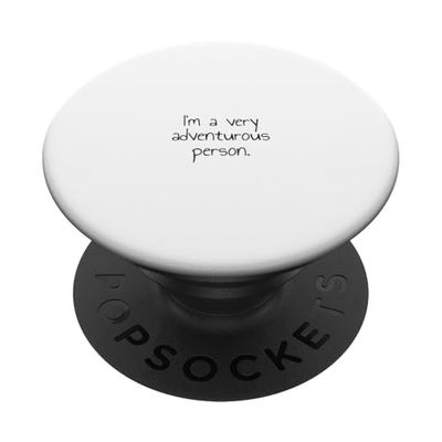 Soy una persona muy aventurera. PopSockets PopGrip Adhesivo