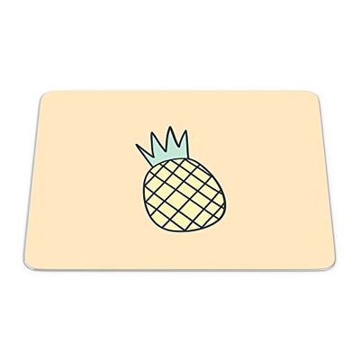 Bonamaison, Tappetino per mouse rettangolare, con stampa digitale, antiscivolo, per ufficio e casa, dimensioni: 22 x 18 cm