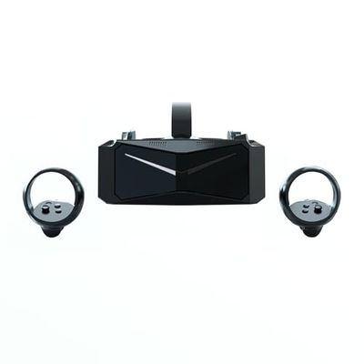 Pimax Crystal - Gafas de Realidad Virtual con Doble Motor para PC y Todo en Uno, Paneles Duales QLED+Mini-LED con Resolución de 5760x2880, Negros Más Puros y Cristalino, 256 GB