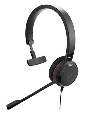 Jabra Evolve 30 II - Cuffie ad archetto, USB-C, Ottimizzato per Microsoft Teams, Mono, Evolve 30 II