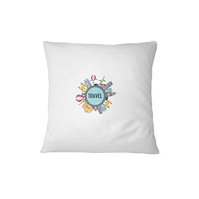 Questo Casa Funda de cojín Decorativa para decoración del hogar, sofá, café, tamaño 45 x 45 cm, diseñada y Fabricada en Turquía