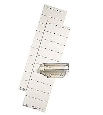 Esselte Leitz Transparent Tabs 60 mm 4 Lines Plastic Pack of 50 Transparent
