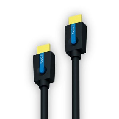 PureLink CS1000-005 - Cable HDMI (High Speed) con Ethernet - Compatible con HDMI 2.0 (4K + 3D) - 0.5m - negro