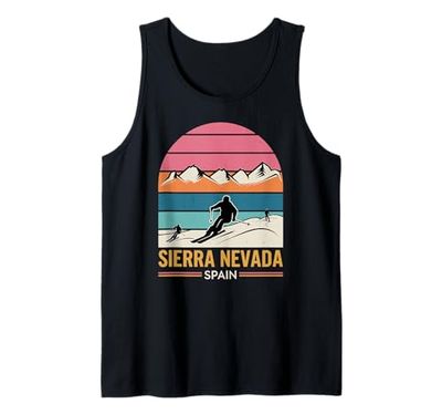 Sierra Nevada Spagna, Sci divertente e Retro Montagna Famiglia Canotta