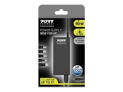 Port Connect UK Power Supply PC-strömförsörjning 90 W - 100% HP-kompatibel - UK-plugg