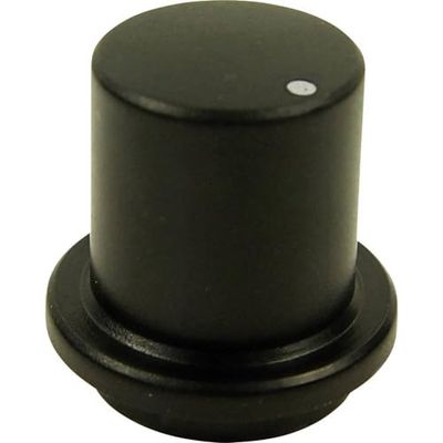 Cliff FCR7171 draaiknopkop zwart (Ø x H) 15 mm x 17 mm, 1 stuk