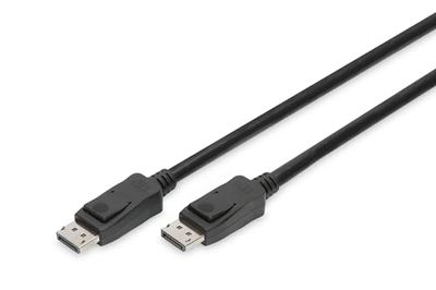DIGITUS Cabo Displayport - 2 m - Displayport 1.4 - UHD-II 8k/60 Hz - 4 k/120 Hz - adequado para monitores, placas gráficas - preto