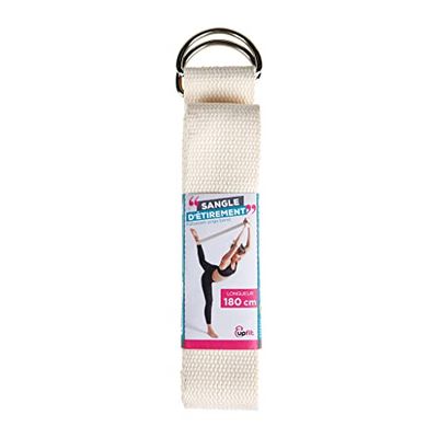 UPFIT - Rekband, Yoga riem - Lengte: 180cm - Breedte: 4cm - Voor stretching na Yoga en Pilates - Helpt geleidelijk en zacht te worden
