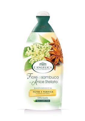 L'Angelica Kąpiel z czarnego bzu i Anyż gwiaździsty odżywia i oczyszczania, 500 ml