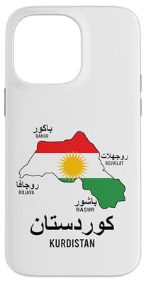 Bandiera del Kurdistan Bakur Bashur Rojava Rojhlt Newroz Kurdistan Custodia per iPhone 14 Pro Max