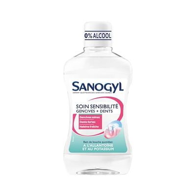 Sanogyl Bagno Di Bocca Cura Sensibilità Gengive e Denti 0% Alcool 500 ml