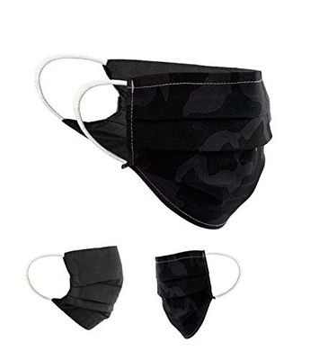 BaF Community-maskers Tieners Tieners Set van 2 Unisex Geïmproviseerd masker Omkeerbaar mondbeschermer Masker Mond- en neusbescherming Omkeerbaar masker Motief Katoen BCI Wasbaar 14 cm breed