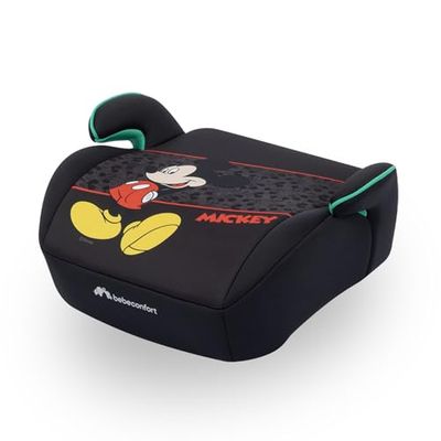 Bebeconfort Disney Manga i-Safe, Rehausseur Voiture Enfant, Siège Auto Mickey Mouse, 6-12 ans, 128-150 cm, 22-36 kg, Léger, Installation Facile de la Ceinture, Tissu Soft-touch, Authentic Mickey