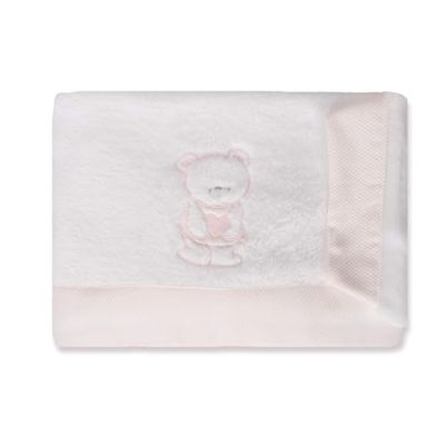 Lakanset för spjälsäng 60 x 120% korall, 100% varm, hypermjuk, allergivänlig, inklusive lakan, bänkskiva och örngott (Teddy rosa)
