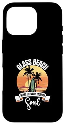 Waves - Glass Beach Case for iPhone 16 Pro