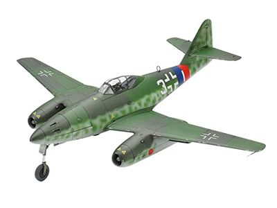 Tamiya 300061087 - Modellino Aereo Tedesco Messerschmitt Me262 A-1A della seconda Guerra Mondiale, Scala: 1:48