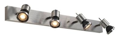 Slv Alumínio ASTO 4 / iluminação de interior, luminária de superfície de parede, projetor de teto / GU10 75 W