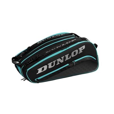 DUNLOP Padel Paletero Elite Thermo Bag, Zwart/Petrol