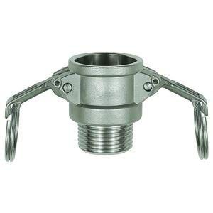 RIEGLER 108113-1113.30-ES Kamlok - Caja de acoplamiento rápido con AG, tipo B, ES 1.4401, R 3, 1 unidad