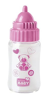 Simba 105560009 New Born Baby - Botella de Leche mágica con Sonido, Botella de Leche con Leche desaparecida, 3 Sonidos para bebés, 13 cm, para niños a Partir de 3 años