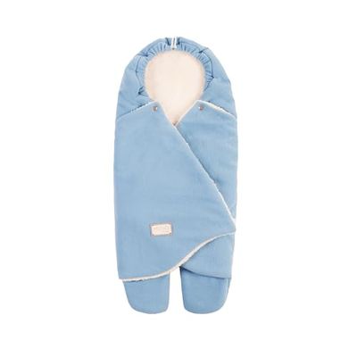 Nuvita 9100 Cuddle | Miękki worek z regulowanym kapturem i indywidualnymi pokrowcami na nogi | Idealny od 0 do 10 miesięcy (80 cm) | odporny na temperaturę do 8°C, wodę i wiatr