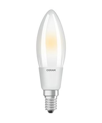 OSRAM LED lamp | Lampvoet: E14 | Warm wit | 2700 K | 6,50 W | mat | LED Retrofit CLASSIC B DIM [Energie-efficiëntieklasse A++]