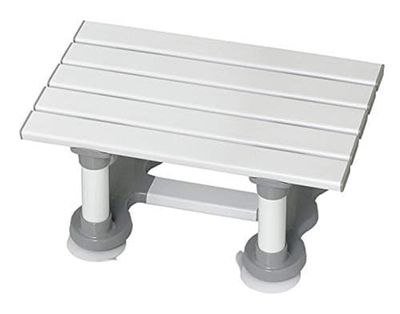 Homecraft Savanah Slatted Bath seat, Lightweight and Portable Suction Bath Seat, Shower Chair Aid for Elderly, Disabled and Handicapped Users, 12 inch