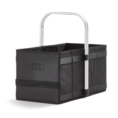 Audi 85H087317 hopfällbar korg bagagebox hopfällbar låda inköpskorg bagagekorg vikbar låda, svart