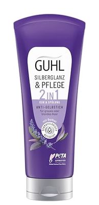 Guhl Silberglanz & Care Treatment - Contents: 200 ml - Hair Type: Grey, Blonde - Anti-Yellow Tint