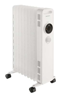 CONCEPT Hausgeräte RO3309 Olieradiator, 3 warmtestanden, 9 ribben, oververhittingsbeveiliging, vorstbeveiliging, 2000 W, wit
