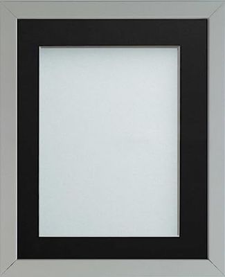 Frame Company Radcliffe Grey 16x12 with Light Blue BB and Black Mount for 12x10