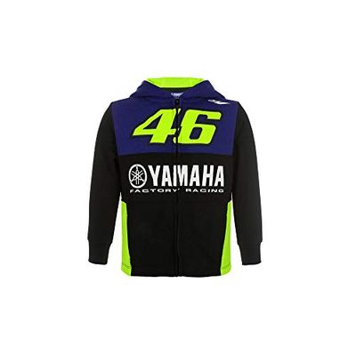 Valentino Rossi Felpa Yamaha VR46,Ragazzo,1/2,Blu