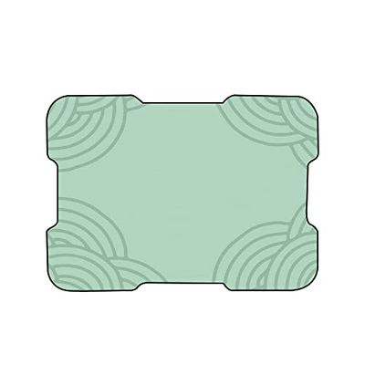 Bonamaison, Digital Printed Mouse Pad, Non-Slip Base, for Office and Home, Size: 22 x 18 cm